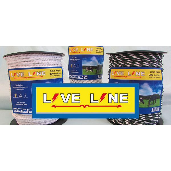 Live Line Super Poly Braid(200mts)Heavier strands s/steel